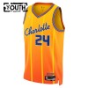 Maillot Basket Enfant Charlotte Hornets Brandon Miller 2025-26 Jordan City Edition Or Swingman